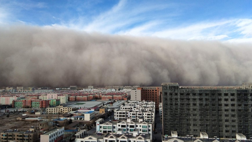 sandstorm in Bejing