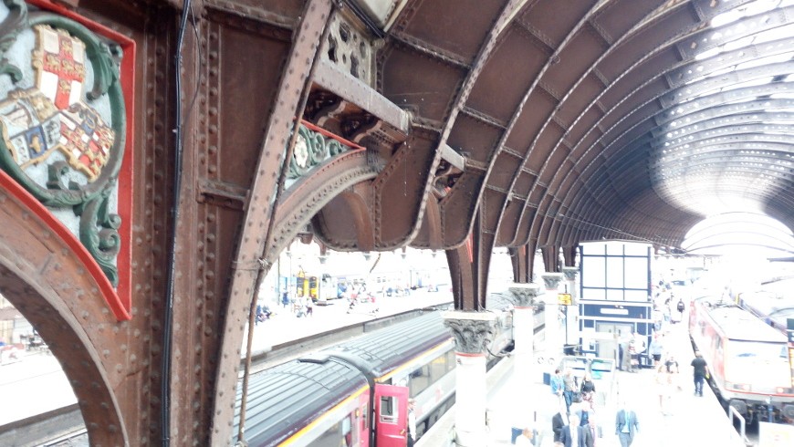 The train station of York