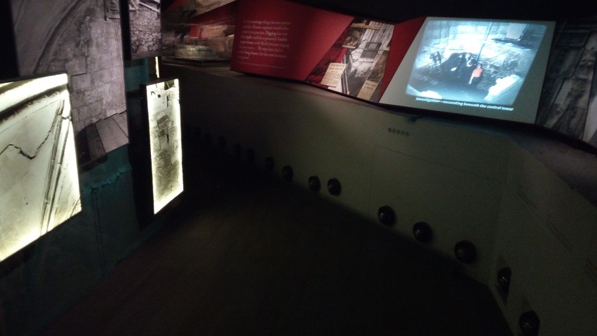 Roman York with interactive museum, just under the York Minister