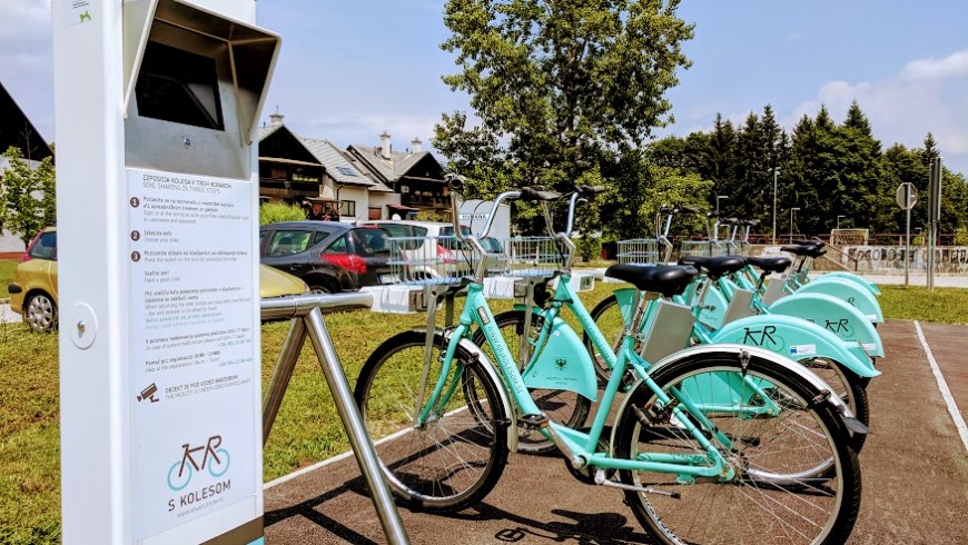 bicicletta disponibile per il servizio di bike-sharing