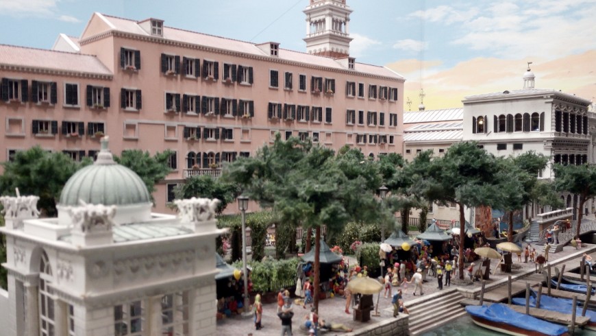 Venice: the canals and gardens of the Biennale, in Miniatur Wunderland