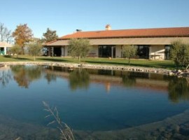 lake garda and local farmhouse