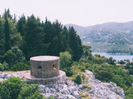 Ploce abandoned military structures