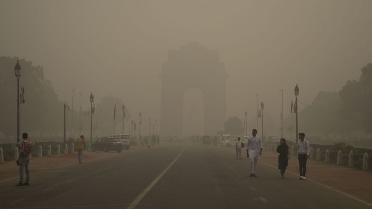 Air pollution in the city of New Delhi
