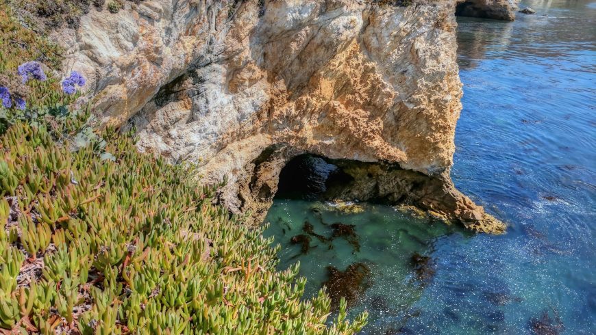 cave in shell beach, hiking in california