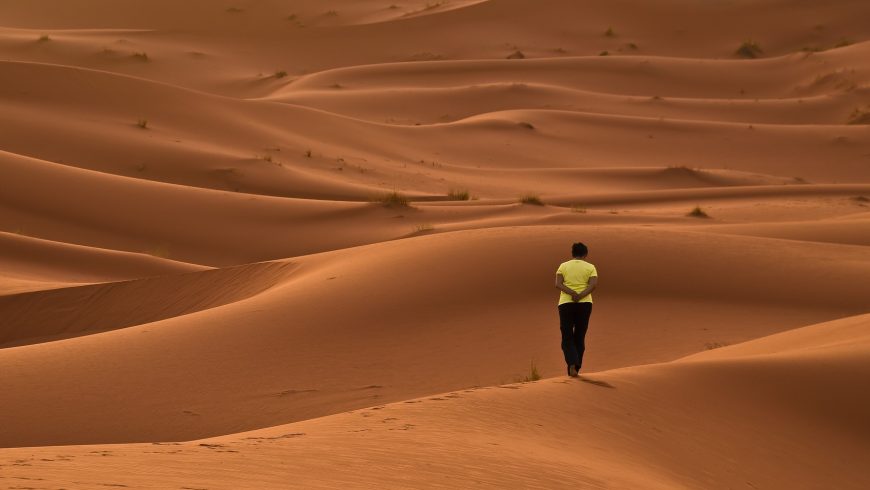 Sand dunes, Morocco