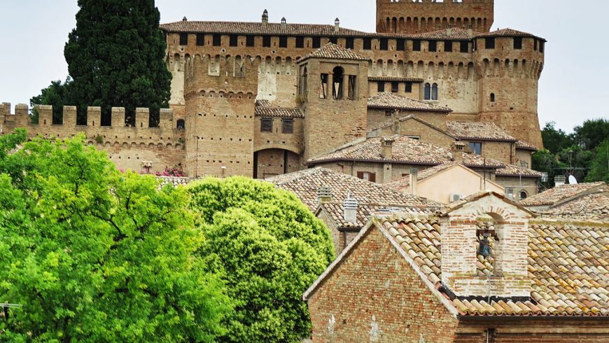 Gradara Castle, which was the backdrop to the tragic love between Paolo and Francesca described by Dante