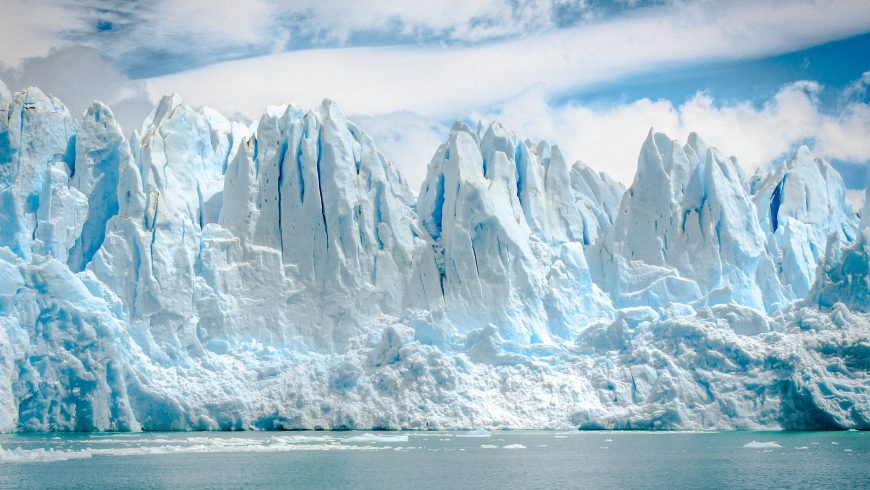 the melting of arctic ice, one of the 9 tipping points