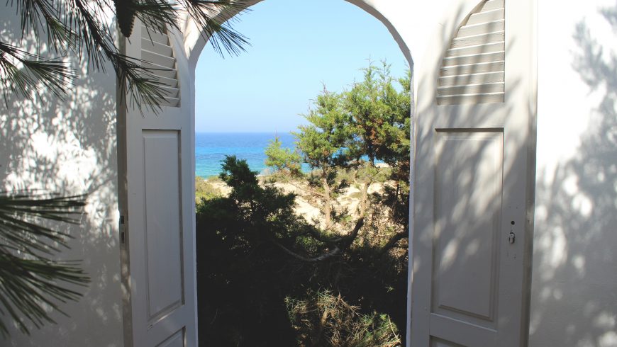 a window on the formentera sea