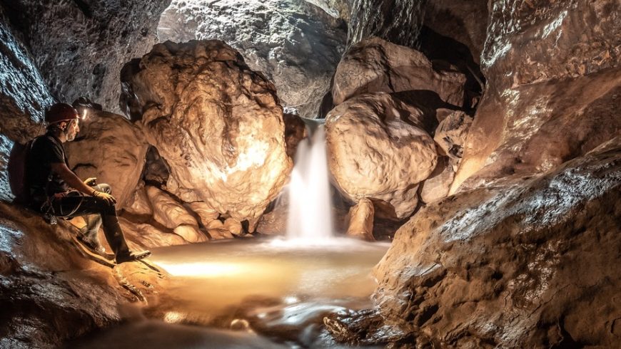 Caving adventure Pazin cave