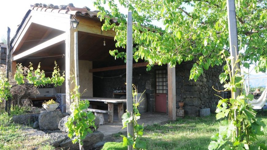 Eco-cottage on the slopes of Etna volcano