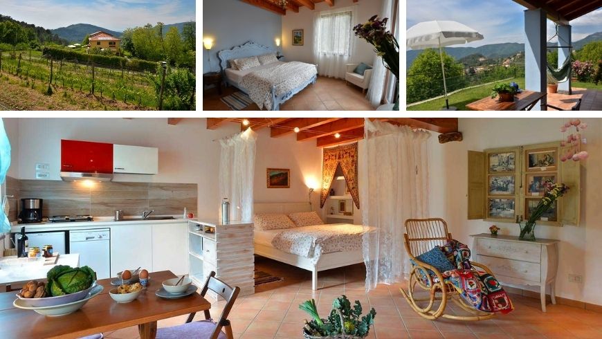 eco-friendly farmhouse in Framura