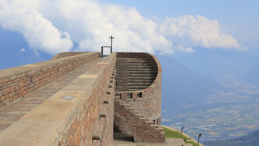 Chapel of Santa Maria degli Angeli on the Mount Tamaro