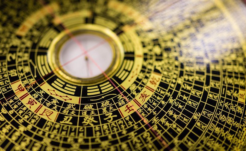 Chinese compass used by feng shui masters
