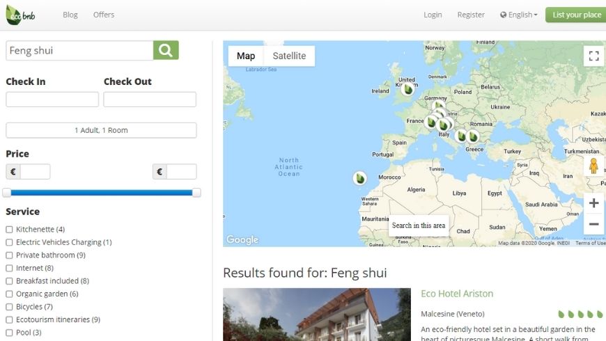 Feng shui on Ecobnb
