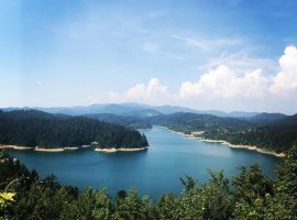 Lokve Lake seen from above