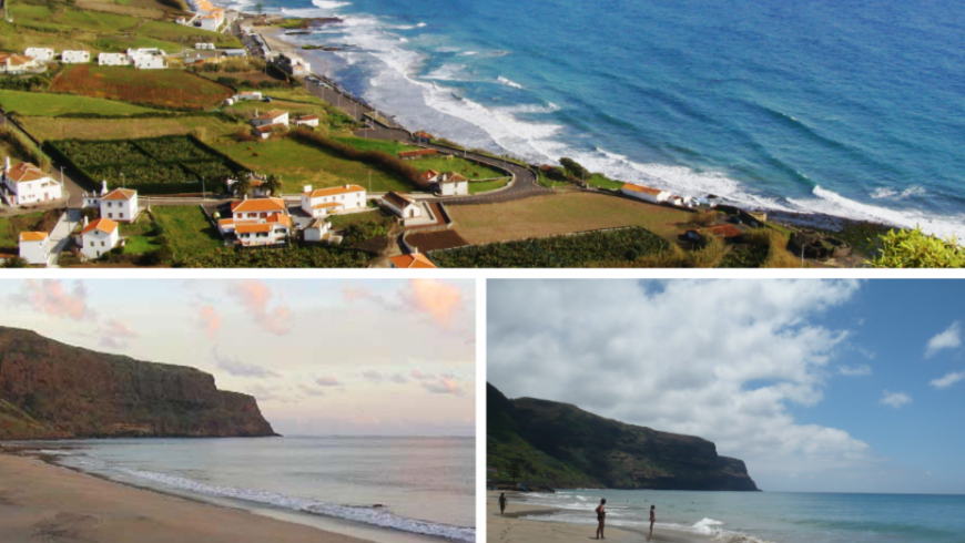 Praia Formosa. Beach Azores