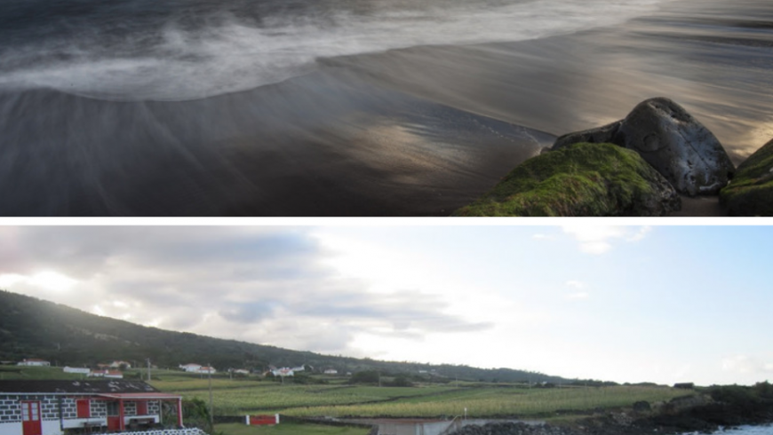 Canto do Areia. Beach Azores.