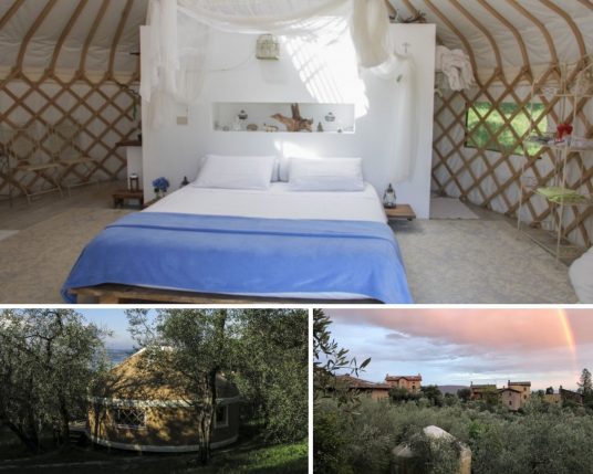 one of the most amazing eco-hotels in northern italian lakes, a glamping