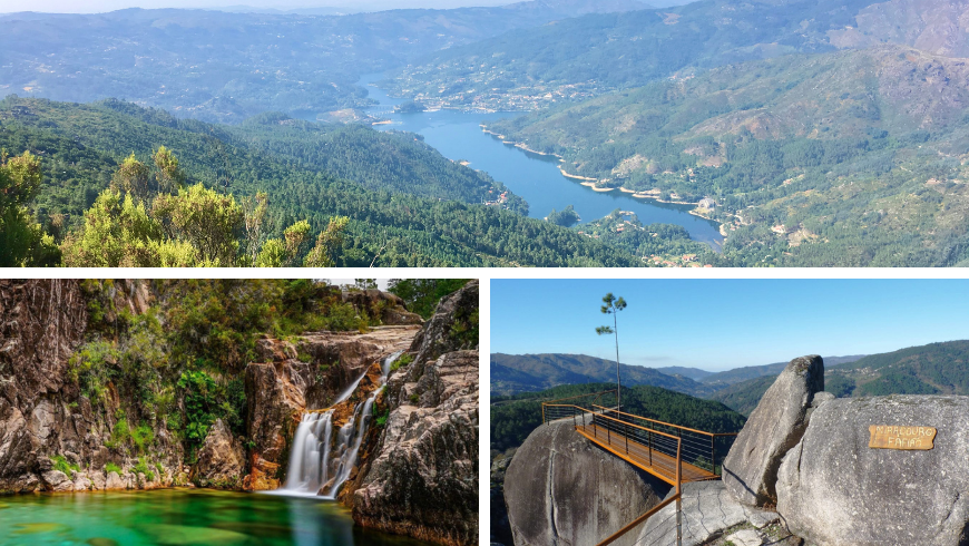 Natural Parks in Portugal. Photos by wikimedia.org, vortexmag.net, e-konomista.pt