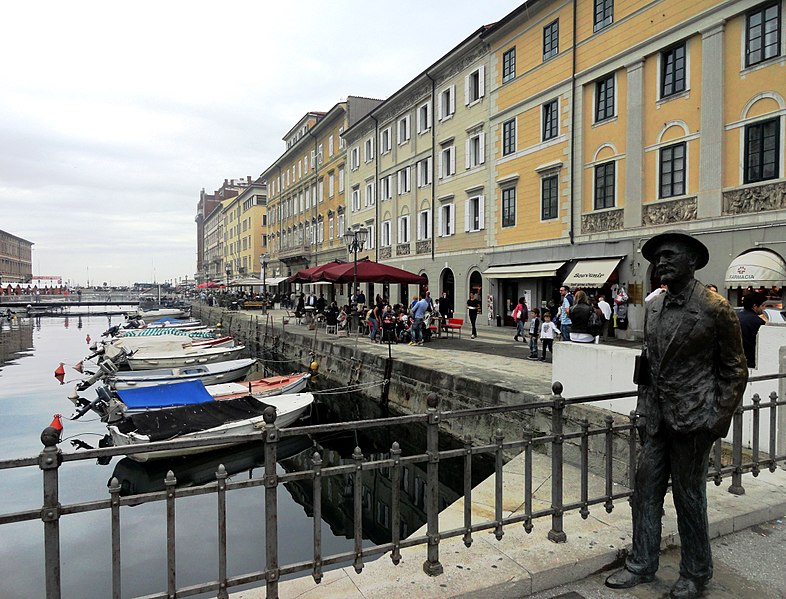 James Joyce's statue in Trieste