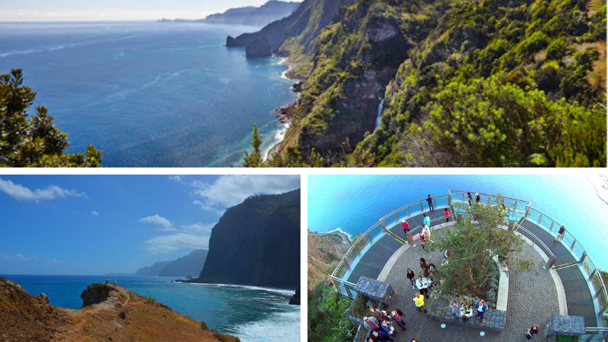 Miradouros Madeira. Photos by visitmadeira.pt, pinterest.it