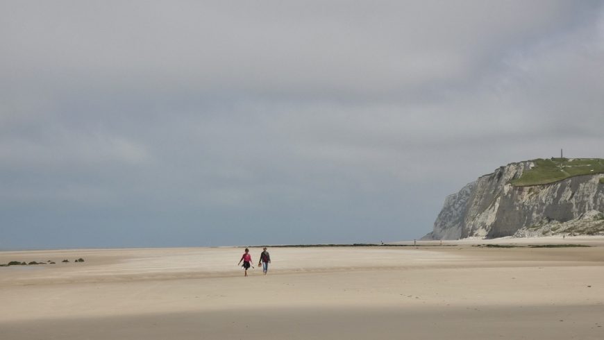 Walking along the Opale Coast. Photo by Irene Paolinelli