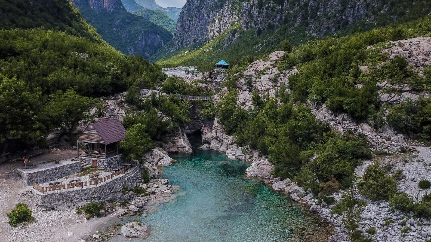 Theth National Park in Albania