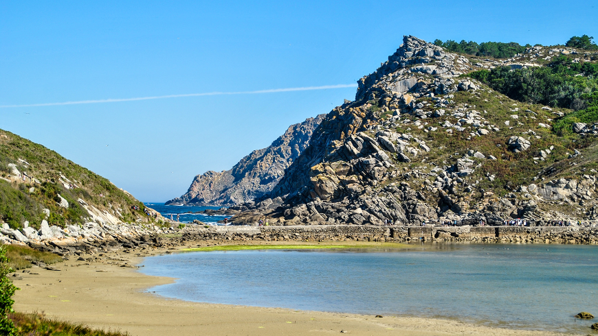beach in Cies Islands