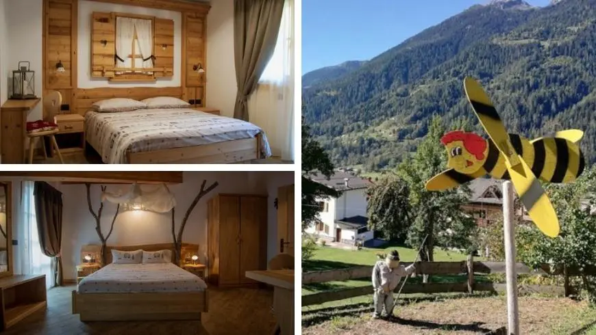 Pictures of the rooms of the agritourism Dalla Natura La Salute