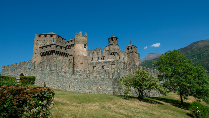 Castle Fénis, Aosta Valley, Italy