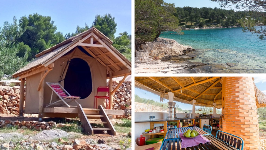 eco-friendly hut in Croatia