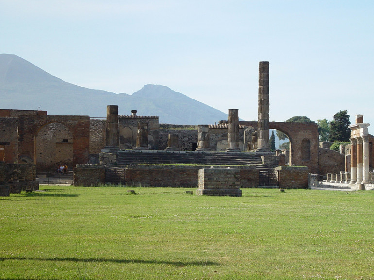 rest of the ancient city of pompei