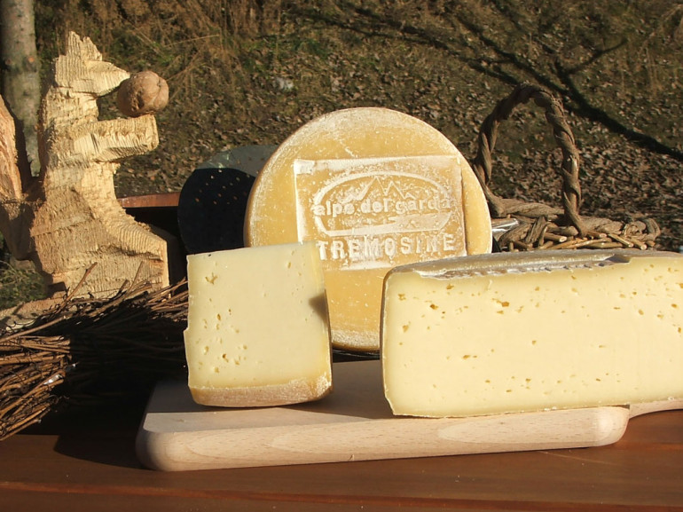 Tremosine cheese is a typical local food