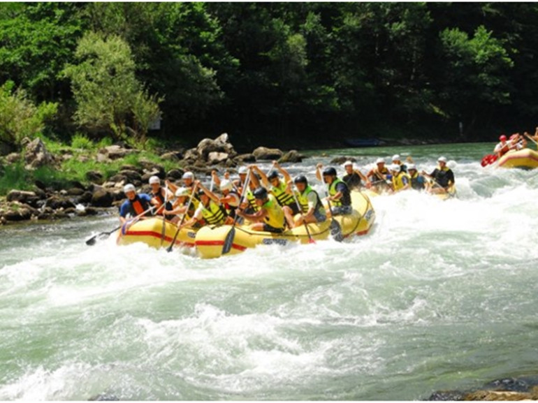 Lim rafting – exciting rapids