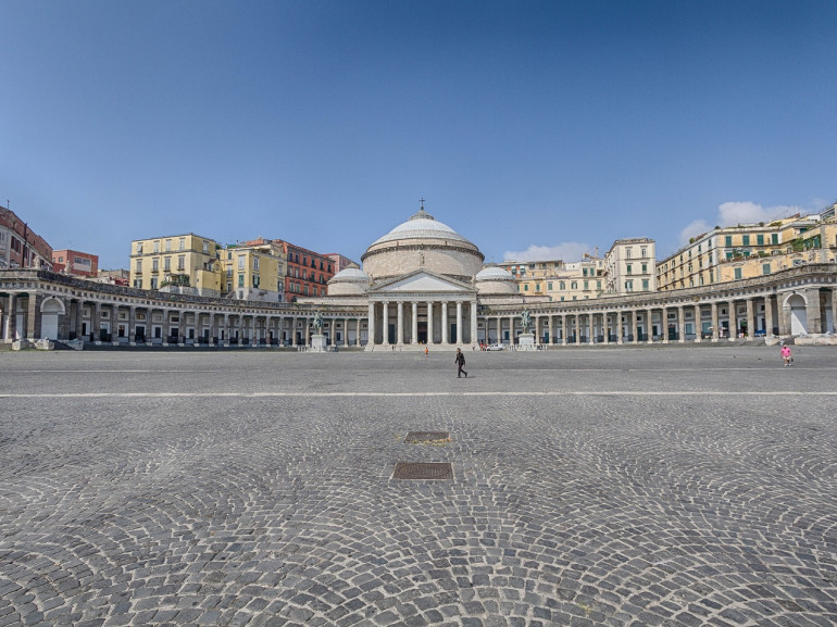 Piazza del Plebiscito is  the historic square in front of the Royal Palace
