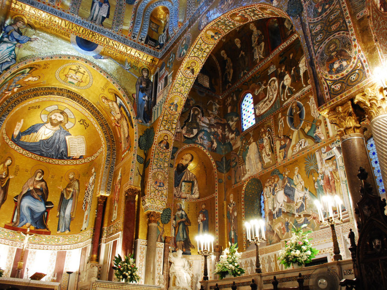 The Palatine Chapel is the royal chapel situated in the Palazzo dei Normanni