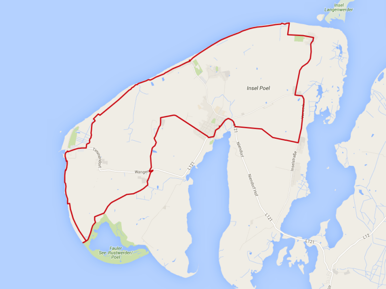 Around the island of Poel by bike