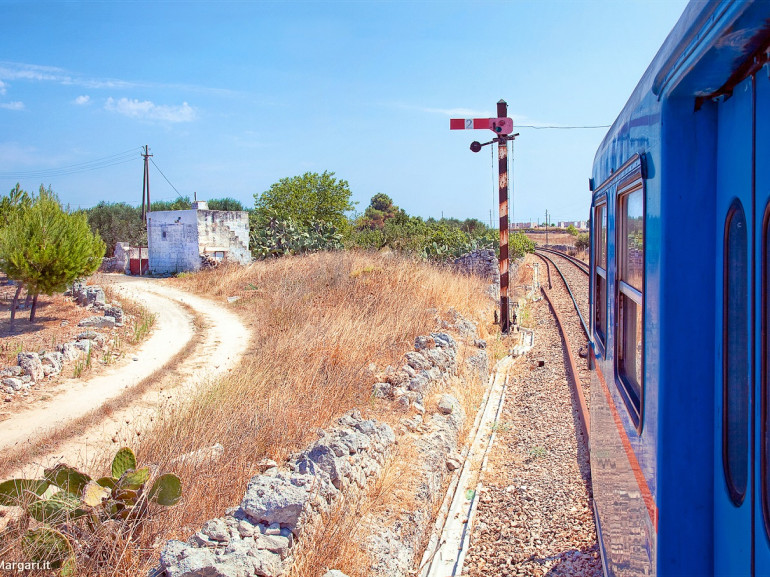 Ferrovie del Sud Est (FSE) is a secondary railway company of Apulia, southern Italy, operating in the comuni south to Lecce.
 
The line Maglie-Gagliano del Capo has been activated in 1910.