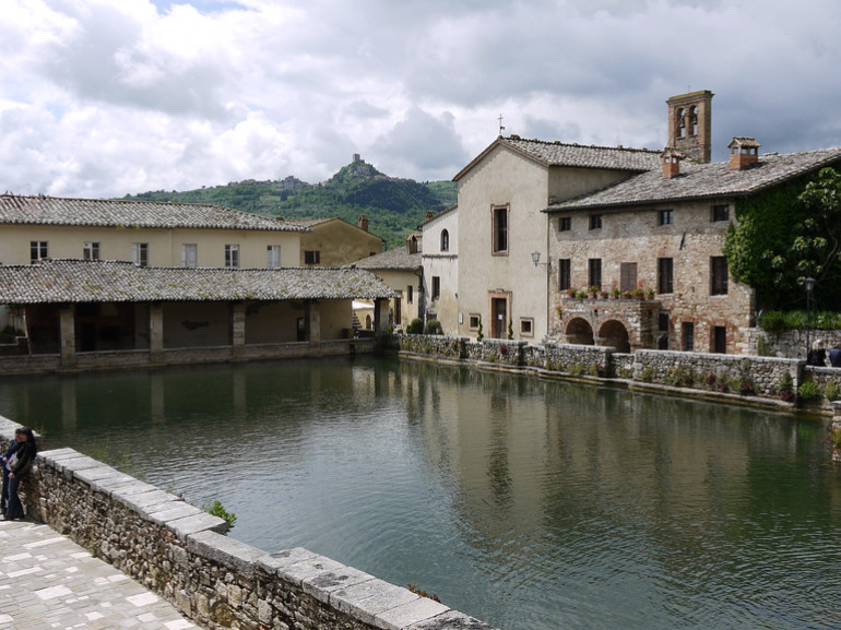 Bagno Vignoni, in the region of Val d'Orcia