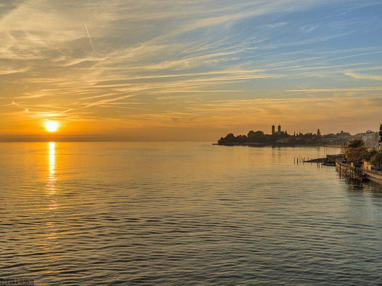 Lake Constance at sunset