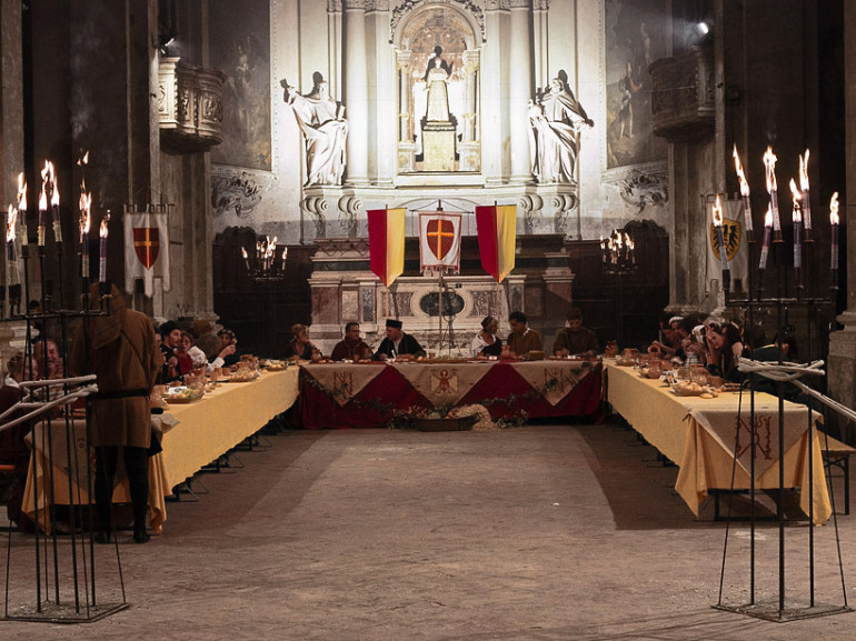 Banqueting-hall, Barbarossa Day to Medicina close to Bologna