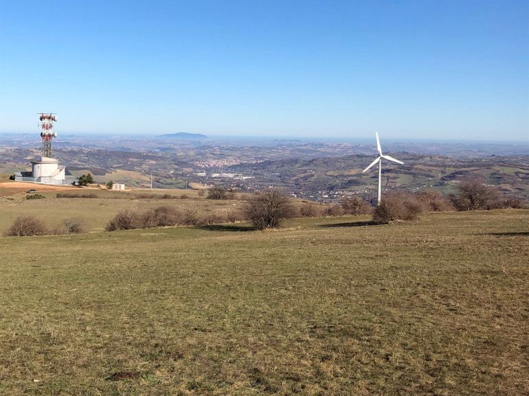 Wind turbine in La Pineta