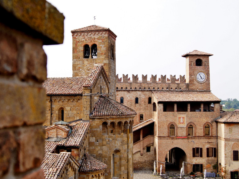 Castell'Arquato, ancient castle in Piacenza province